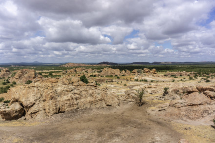 The unremitting landscape of Nottingham Estate. In the distance lies South Africa, where local syndicates smuggle illegal goods for sale or on behalf of wealthy merchants