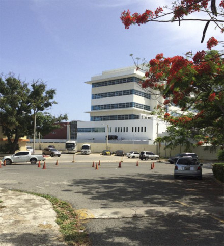 The parking lot where he had been kidnapped. 